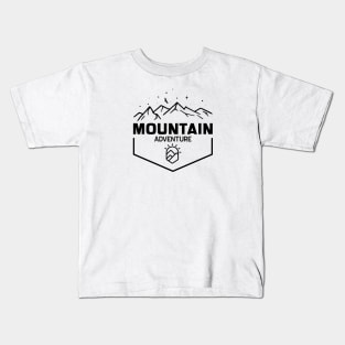 Mountain Adventure Hiking Outdoors Kids T-Shirt